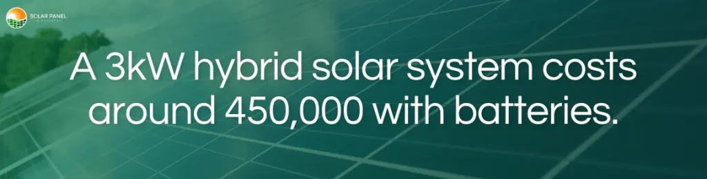 3kW Solar System Price in Pakistan